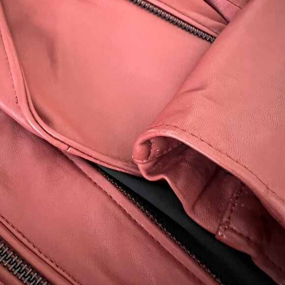 Bagatelle NYC Dusty Rose Genuine Leather Jacket - Picture 6 of 7